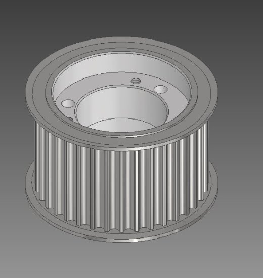 正时皮带轮-8--stp三维 3d模型设计图缩略图